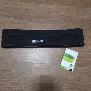FlipBelt Classic Running Belt Black Medium FB0114 BLK m Fitness Waist Band